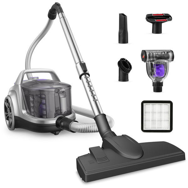 MANLAY Bagless Canister Vacuum - Wayfair Canada